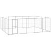 Outdoor Dog Kennel Galvanized Steel 260.5 ft²