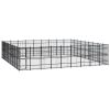 Outdoor Dog Kennel Steel 803.5 ft²