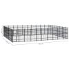 Outdoor Dog Kennel Steel 793.6 ft²