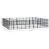 Outdoor Dog Kennel Steel 694.4 ft²