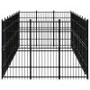 Outdoor Dog Kennel Steel 267.8 ft²