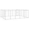 Outdoor Dog Kennel Galvanized Steel 260.5 ft²