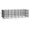 Outdoor Dog Kennel Steel 208.3 ft²