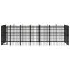 Outdoor Dog Kennel Steel 208.3 ft²