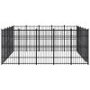 Outdoor Dog Kennel Steel 248 ft²