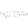 Dog Kennel Black 871.9 ft² Steel