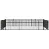 Outdoor Dog Kennel Steel 793.6 ft²