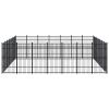 Outdoor Dog Kennel Steel 486.1 ft²