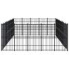 Outdoor Dog Kennel Steel 446.4 ft²