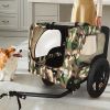 Outdoor Heavy Duty Foldable Utility Pet Stroller Dog Carriers Bicycle Trailer