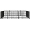 Outdoor Dog Kennel Steel 634.9 ft²