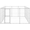 Outdoor Dog Kennel Galvanized Steel 156.3 ft²