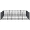 Outdoor Dog Kennel Steel 634.9 ft²