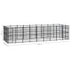 Outdoor Dog Kennel Steel 267.8 ft²