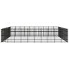 Outdoor Dog Kennel Steel 992 ft²