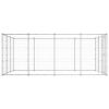 Outdoor Dog Kennel Galvanized Steel 156.3 ft²