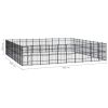 Outdoor Dog Kennel Steel 992 ft²