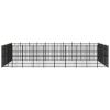 Outdoor Dog Kennel Steel 694.4 ft²