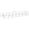 Dog Kennel Silver 150.7 ft² Steel