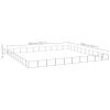 Dog Kennel Silver 1076.4 ft² Steel