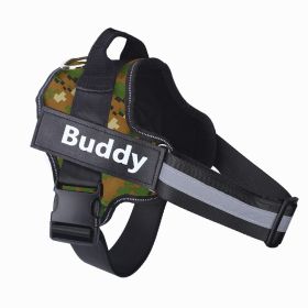 Dog Harness No Pull Reflective Breathable Adjustable Pet (Option: Army Green-2XL)