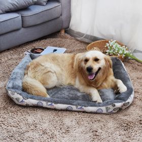 Doghouse Cathouse Supplies Big And Small Dogs Pet Bed Dog Bed (Option: Gray-XXS)