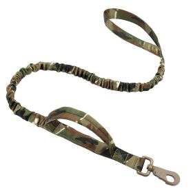 Outdoor Nylon Tactical Dog Collar (Option: Camouflage Tow Rope-L)