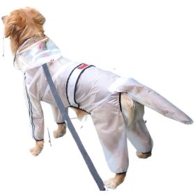 Four-Legged Waterproof All-Inclusive Raincoat for Pets (size: FROST-6XL)