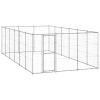 Outdoor Dog Kennel Galvanized Steel 234.4 ft²