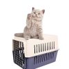 Portable Pet Box Cat & Dog Carrier Cage with Chrome Door