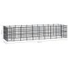 Outdoor Dog Kennel Steel 297.6 ft²