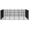 Outdoor Dog Kennel Steel 357.1 ft²