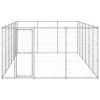 Outdoor Dog Kennel Galvanized Steel 234.4 ft²