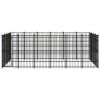 Outdoor Dog Kennel Steel 238.1 ft²