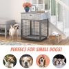 Furniture Dog Crates for small dogs Wooden Dog Kennel Dog Crate End Table, Nightstand