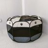 Oxford cloth folding pet tent cat kennel dog kennel cat delivery room indoor pet fence octagonal pet fence