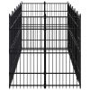 Outdoor Dog Kennel Steel 119 ft²