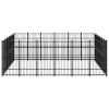 Outdoor Dog Kennel Steel 357.1 ft²