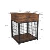 Furniture Dog Crates for small dogs Wooden Dog Kennel Dog Crate End Table, Nightstand