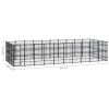 Outdoor Dog Kennel Steel 396.8 ft²