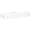 Dog Kennel Silver 430.6 ft² Steel