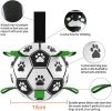 Dog Toys Interactive Pet Football Toys With Grab Tabs Dog Outdoor Training Soccer Pet Bite Chew Balls For Dog Accessories